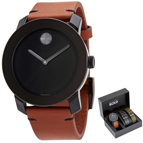 NWT Movado Fashion Men's Quartz TR90 Composie Authentic Watch - Picture 1 of 4